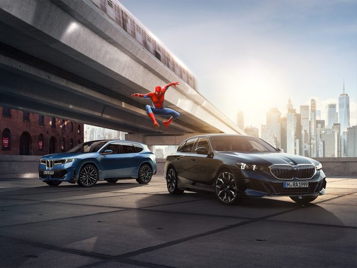Bmw spider man ad onscreen 0002 p90651332 highres bmw brings the neue