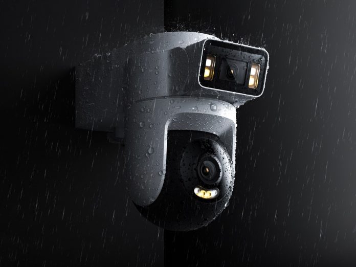 Smart Solar Camera 4 Pro Dual-Camera Edition is now available to purchase. Pictured: a promo picture highlighting the IP66 ratiang.