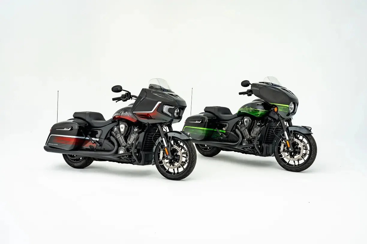 Bikes in the Indian Signature Series