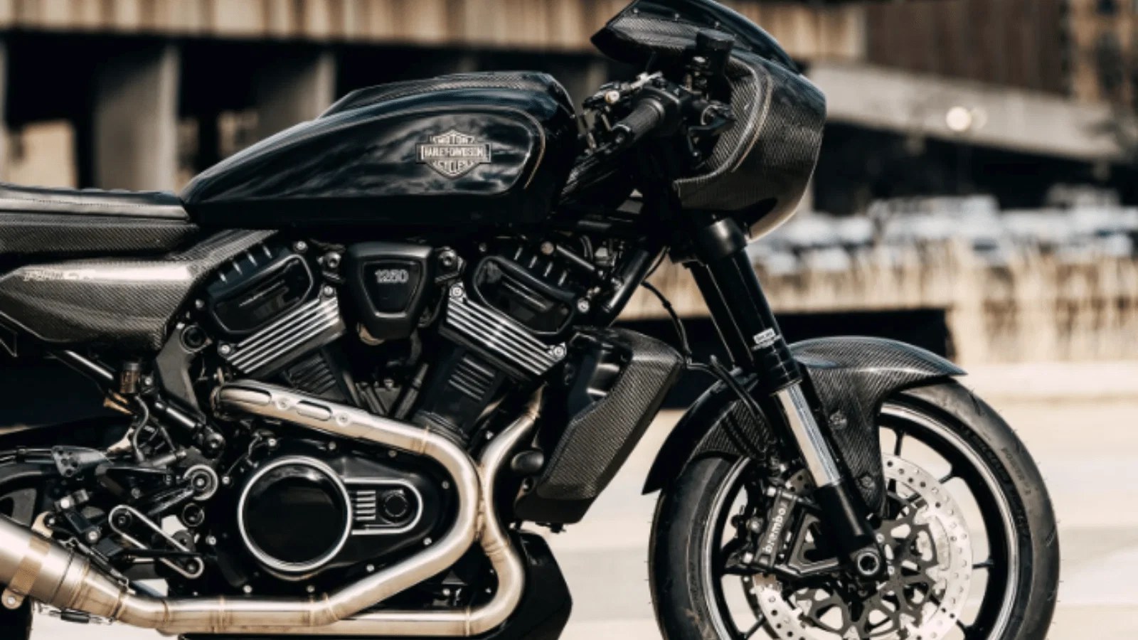Harley-Davidson RMCR cafe racer concept. Credit: Harley-Davidson.