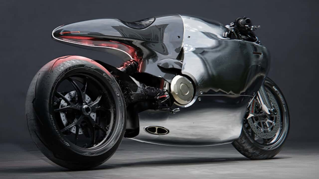 Bandit9’s Liquid Metal Ducati 821 Is An Art Deco Rocketship