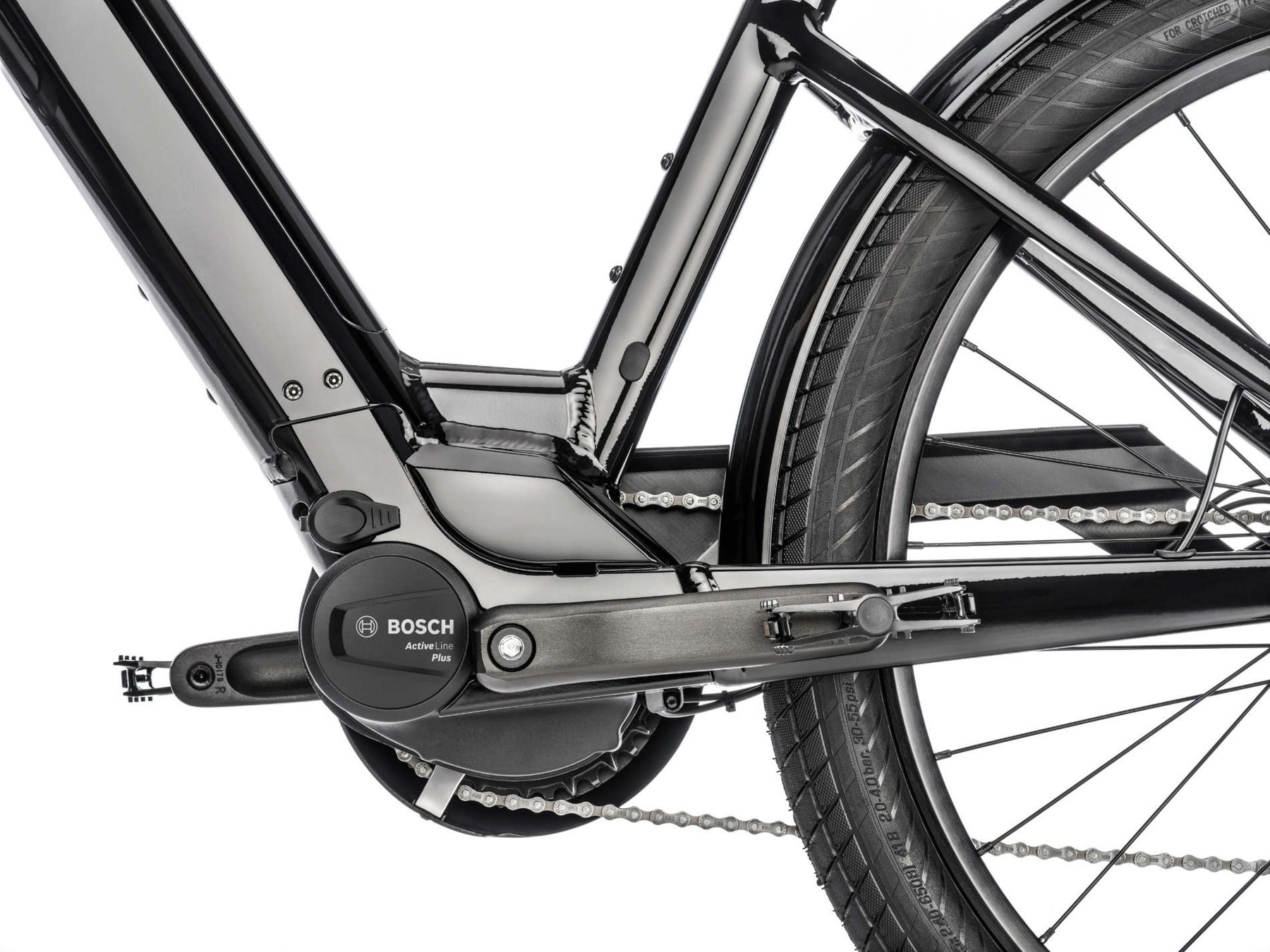 The Lundi 27 ES is powered by a mid-drive motor