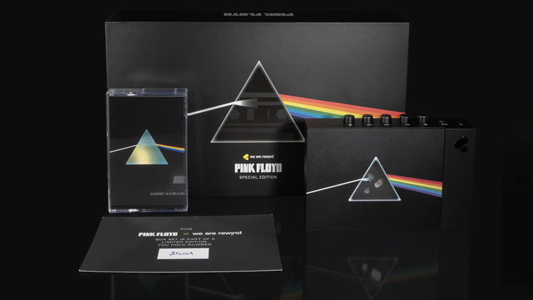 The new Pink Floyd X We Are Rewind cassette player