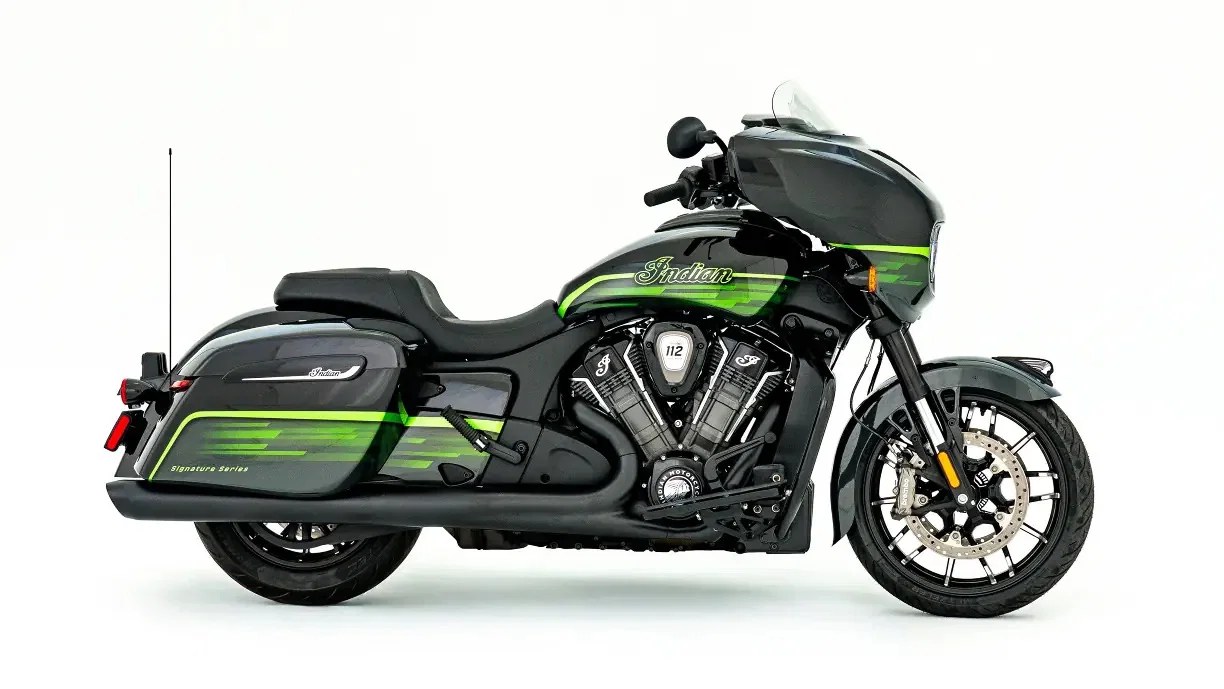 Bikes in the Indian Signature Series