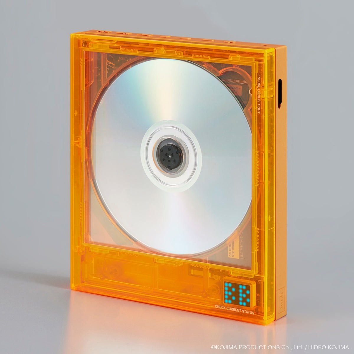 Transparent Death Stranding 2 CD player by Kojima mimics BB Pod nursery